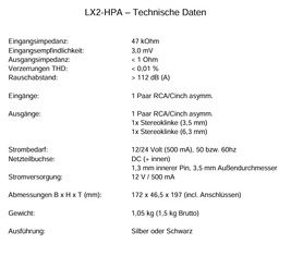Musical Fidelity - LX2-HPA Kopfhörerverstärker