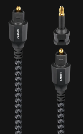 AudioQuest - Carbon Optisch Kabel + Mini-Adapter